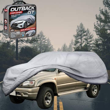 Silvershield Outdoor Car Cover for Toyota Hilux Double Cab 1997 - 2005 - XL - Grey