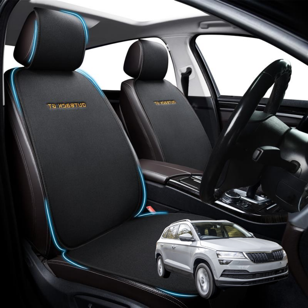 Car Front Seat Cushion Pad for Skoda Karoq 2017 - Current NU - Pressure Relief - 27 x 26 x 10 cm