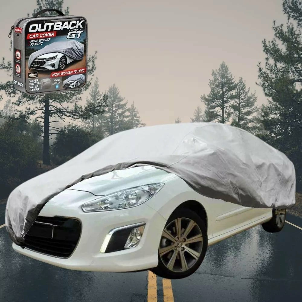Silvershield Outdoor Car Cover for Peugeot 308 2007 - 2013 Hatch (T7) L - Grey