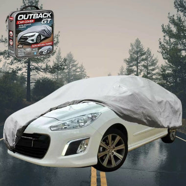 Silvershield Outdoor Car Cover for Peugeot 308 2007 - 2013 Hatch (T7) - L - Grey