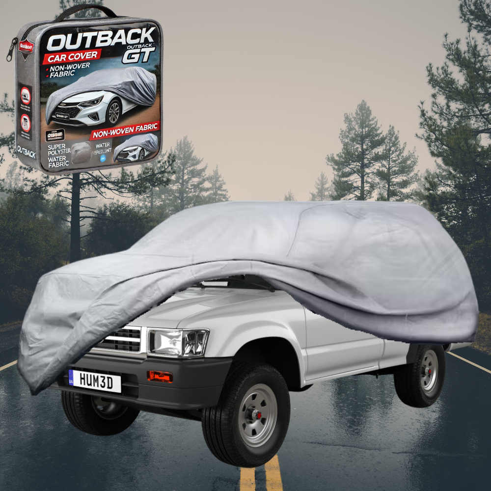 Silvershield Outdoor Car Cover for Toyota Hilux Single Cab 1988 - 1997 (N80, N90, N100, N110) XL - Grey