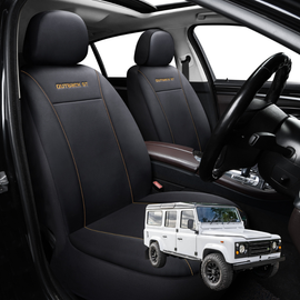 Car Front Seat Cover for Land Rover Defender 110 1990 - 2007 - Black - 27 x 26 x 10 cm