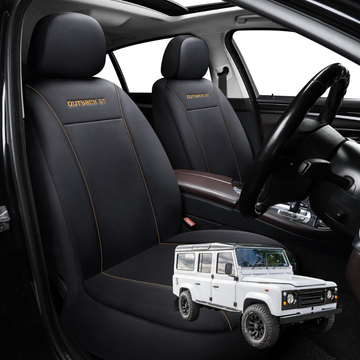 Car Front Seat Cover for Land Rover Defender 110 1990 - 2007 - Black - 27 x 26 x 10 cm