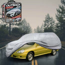 Silvershield Outdoor Car Cover for Kia Rio 2000 - 2005 (DC) L - Grey-1