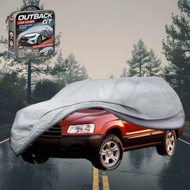 Silvershield Outdoor Car Cover for Subaru Forester 2002 - 2008 (SG 79V) - L - Grey