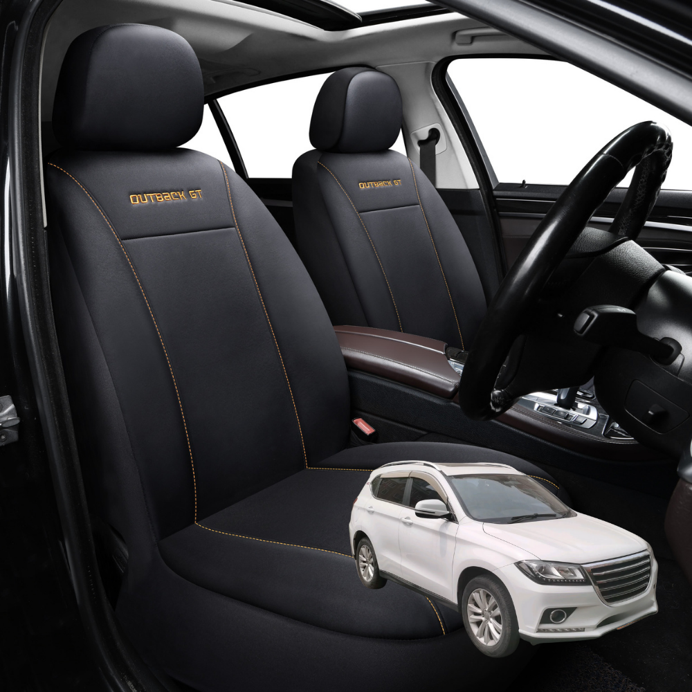 Car Front Seat Cover for GWM Haval Great Wall Cannon Ute 2019 - Current NPW - Black - 27 x 26 x 10 cm