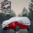 Silvershield Outdoor Car Cover for FIAT 500 500c 2007 - 2012 L - Grey-1