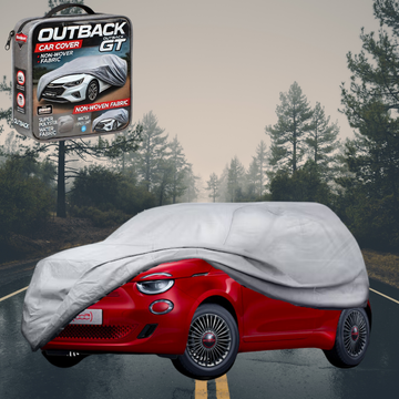 Silvershield Outdoor Car Cover for FIAT 500 500c 2007 - 2012 - M - Grey