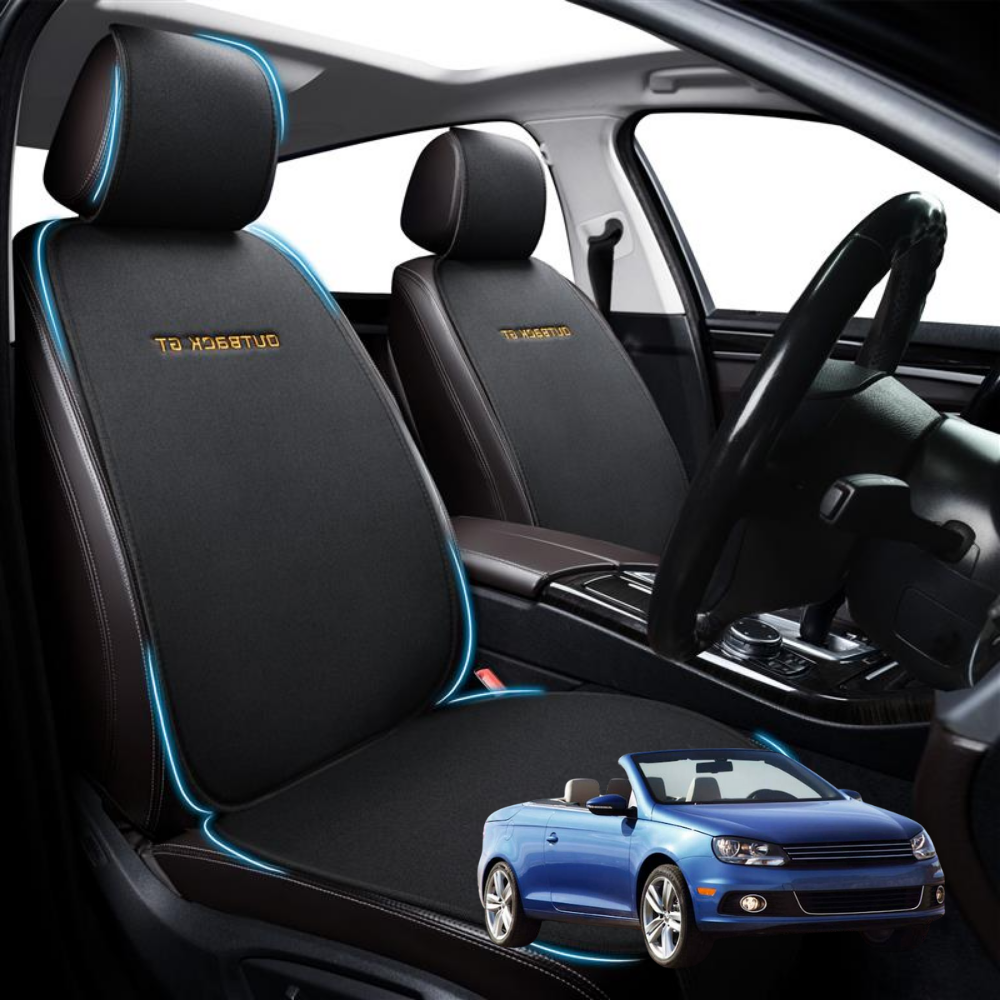 Car Front Seat Cushion Pad for VolksWagen EoS 2006 - 2016 - Pressure Relief - 27 x 26 x 10 cm