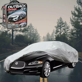 Silvershield Outdoor Car Cover for Jaguar XJ 2010 - 2021 Standard Wheel XXL - Grey