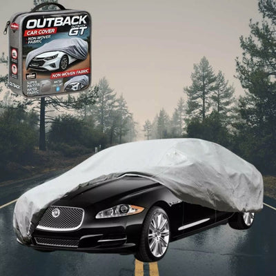 Silvershield Outdoor Car Cover for Jaguar XJ 2010 - 2021 Standard Wheel XXL - Grey