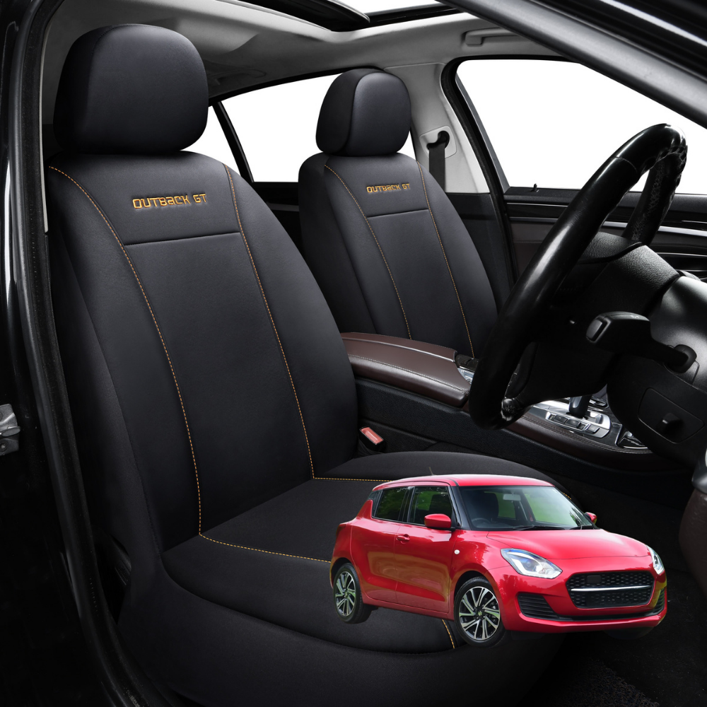 Car Front Seat Cover for Suzuki Swift 2017 - 2024 (FZ, AZ) - Black - 27 x 26 x 10 cm