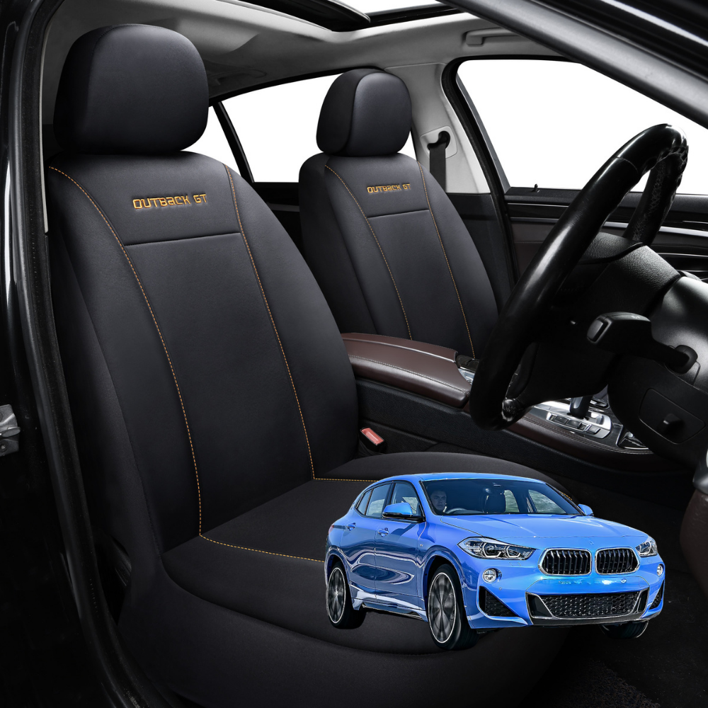 Car Front Seat Cover for BMW X2 2017 - Current (F39) - Black
