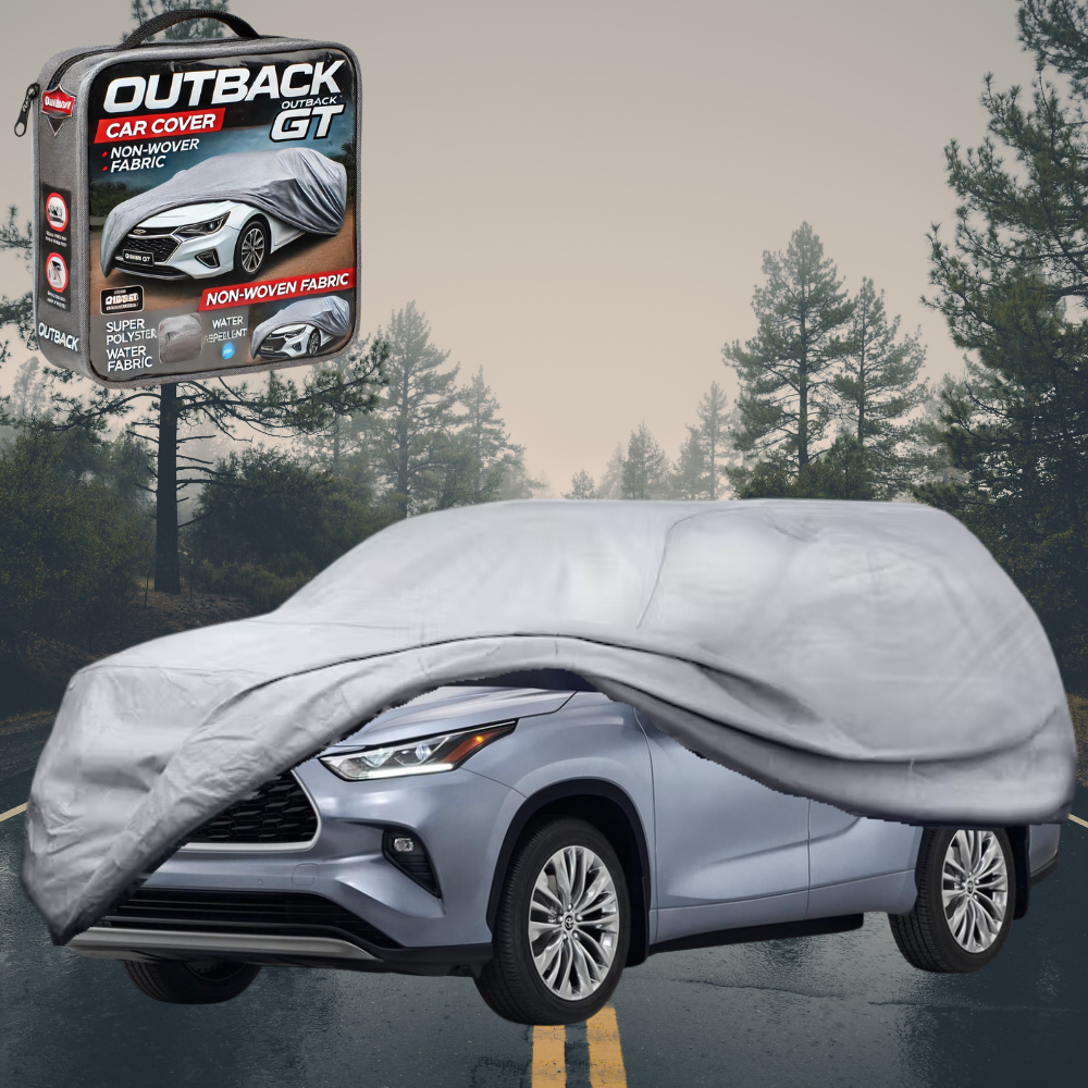 Silvershield Outdoor Car Cover for Toyota Kluger 2021 - Current (XU70) XL - Grey