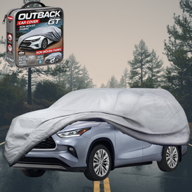 Silvershield Outdoor Car Cover for Toyota Kluger 2021 - Current (XU70) XL - Grey