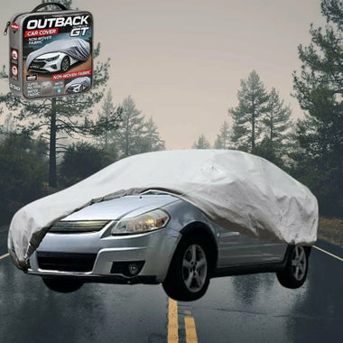 Silvershield Outdoor Car Cover for Suzuki SX4 2006 - 2013 Auto (GY/EY/RW) - L - Grey