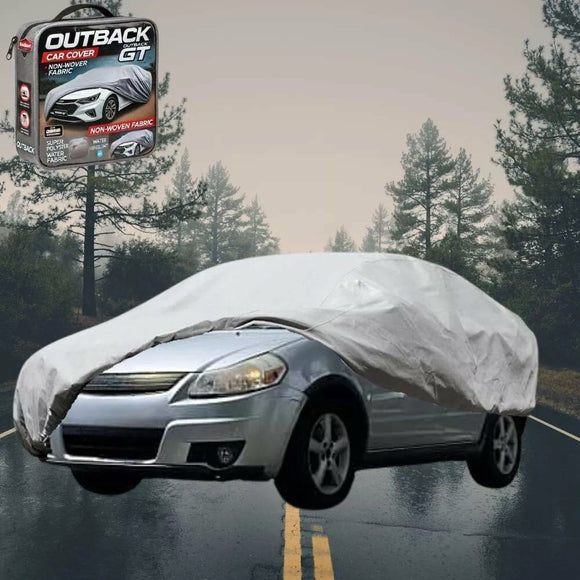 Silvershield Outdoor Car Cover for Suzuki SX4 2006 - 2013 Auto (GY/EY/RW) L - Grey