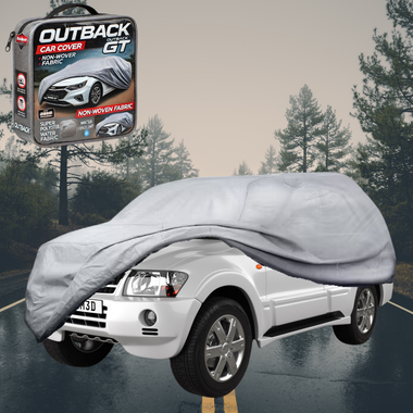 Silvershield Outdoor Car Cover for Mitsubishi Pajero 2006 - 2021 (NS/NT/NW/NX) - XL - Grey