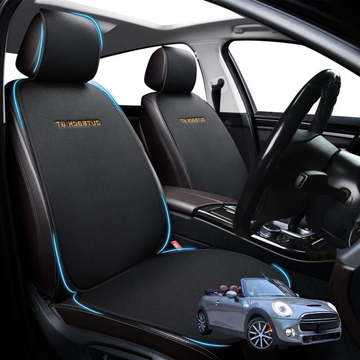 Car Front Sideless Seat Cushion for MINI Cooper Convertible 2015 - Current (F57) - Pressure Relief - 27 x 26 x 10 cm