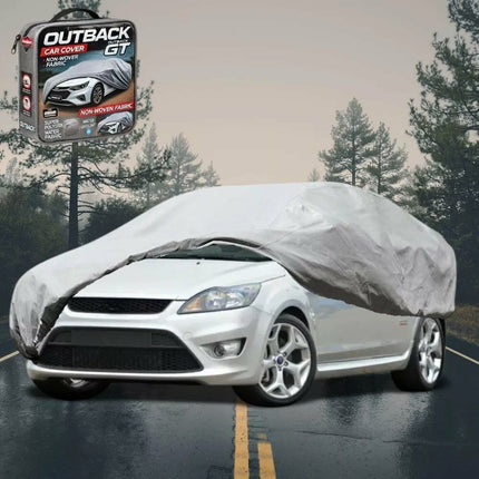 Silvershield Outdoor Car Cover for Ford Focus 2011 - 2018 LS, LW,LW MKII, LZ L - Grey