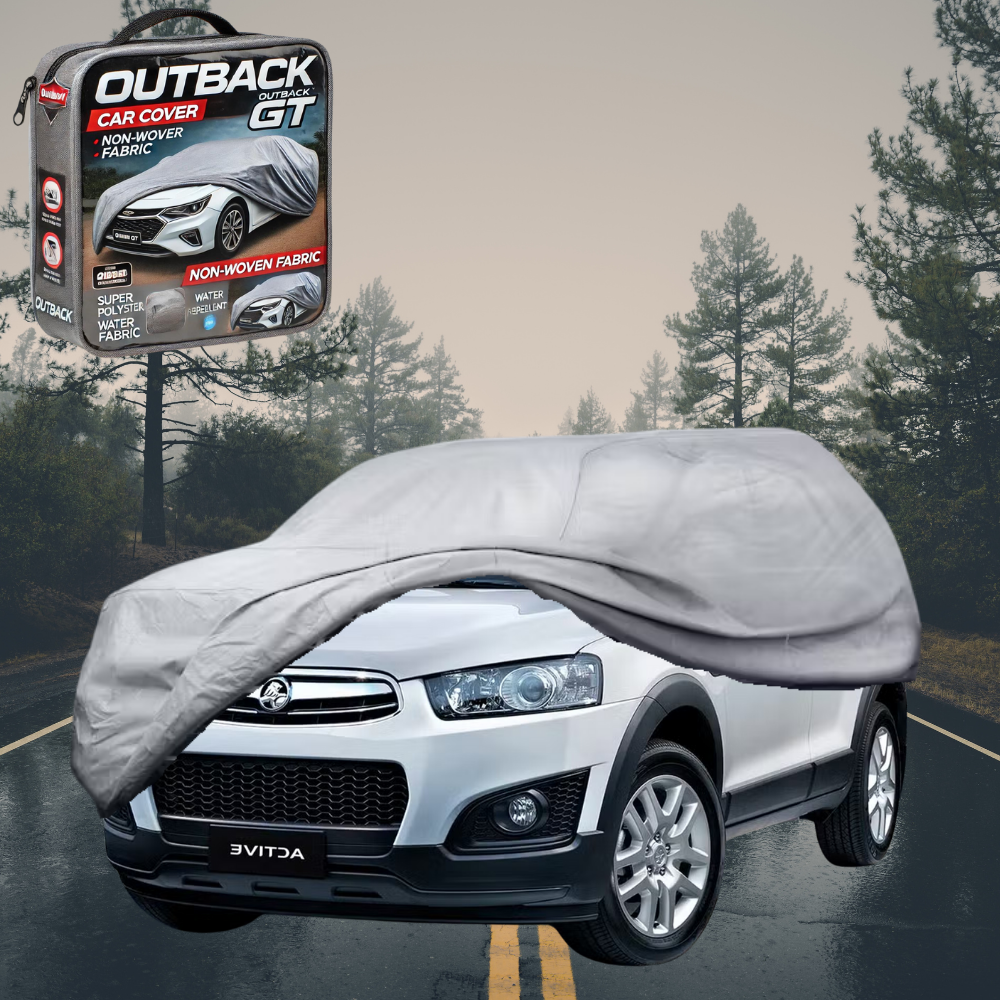 Silvershield Outdoor Car Cover for Holden Captiva 7 2016 - 2018 CG II LC - Grey