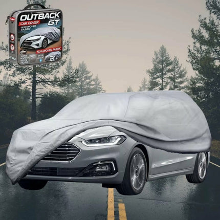 Silvershield Outdoor Car Cover for Ford Mondeo 2015 - 2019 (MD/MK5) XXL - Grey