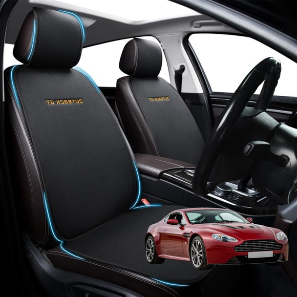 Car Front Sideless Seat Cushion for Aston Martin V8 Vantage Coupe 2009 - 2018 (V12) - Pressure Relief - 27 x 26 x 10 cm