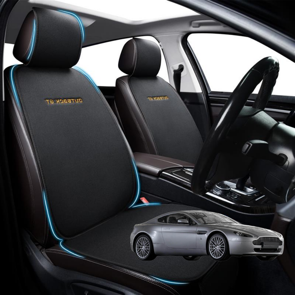 Car Front Sideless Seat Cushion for Aston Martin V8 Vantage Coupe 2005 - 2017 (V8) - Pressure Relief - 27 x 26 x 10 cm