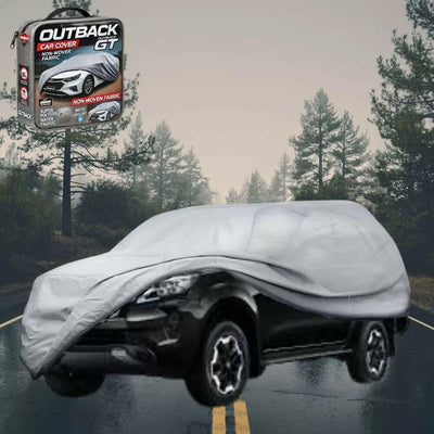 Silvershield Outdoor Car Cover for Nissan Navara Single Cab 2015 - Current (NP300/D23) XL - Grey