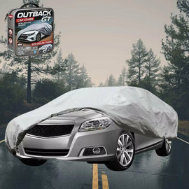 Silvershield Outdoor Car Cover for Holden Malibu 2013 - 2016 EM L - Grey