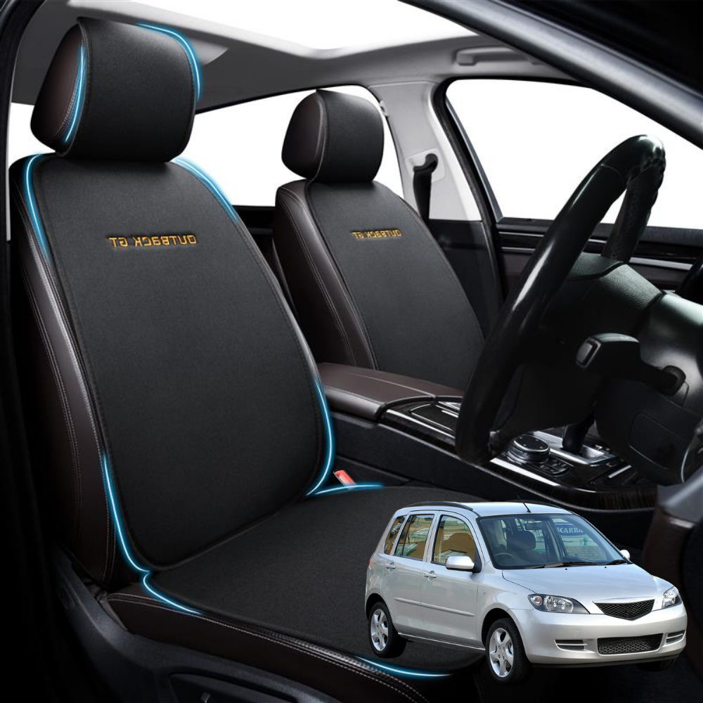 Car Front Seat Cushion Pad for Mazda 2 2002 - 2007 - Pressure Relief - 27 x 26 x 10 cm