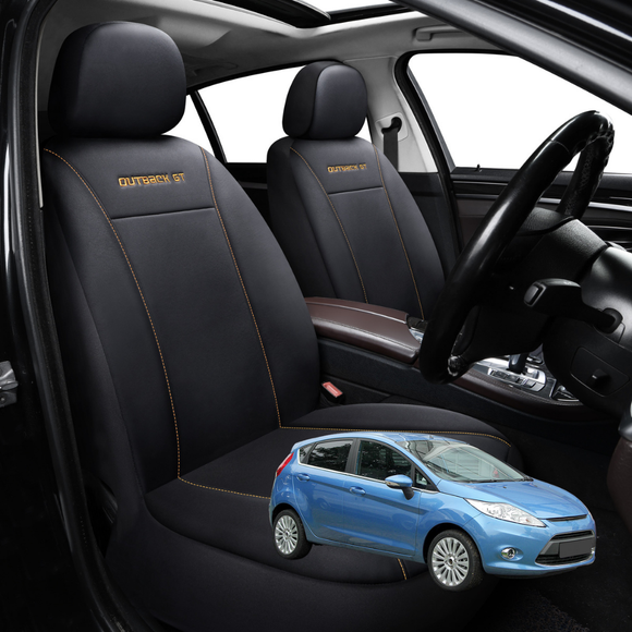 Car Front Seat Cover for Ford Fiesta 2008 - 2018 (WT WZ) - Black - 27 x 26 x 10 cm