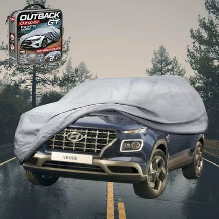 Silvershield Outdoor Car Cover for Hyundai Venue 2019 - Current QX L - Grey