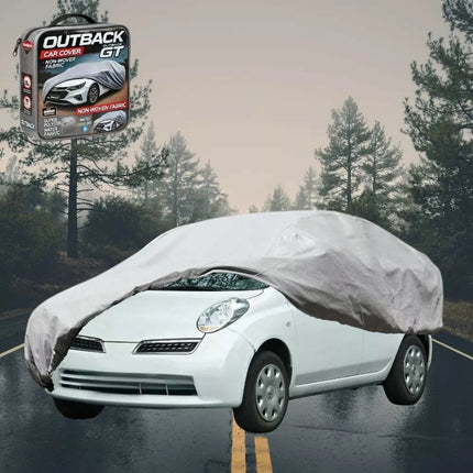 Silvershield Outdoor Car Cover for Nissan Micra 2007 - 2010 (K12) L - Grey
