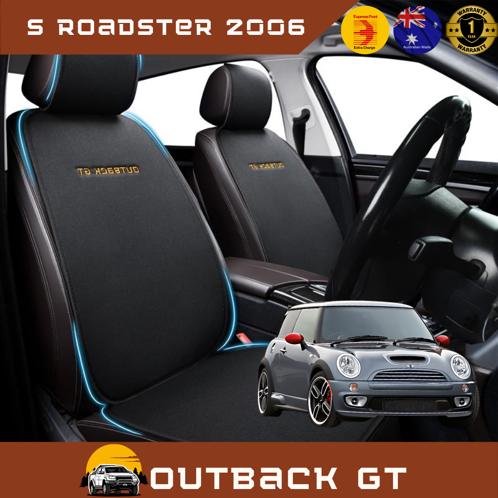 Car Front Seat Cushion Pad for MINI Cooper S Roadster 2006 - 2013 R50, R53, R56, R56 Facelift - Pressure Relief