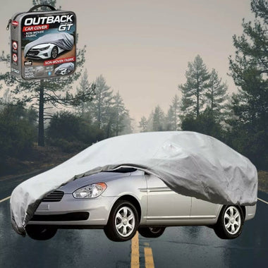 Silvershield Outdoor Car Cover for Hyundai Accent 2006 - 2010 MC - L - Grey