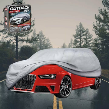 Silvershield Outdoor Car Cover for Audi A4 S4 RS4 2008 - 2015 (B8) - L - Grey