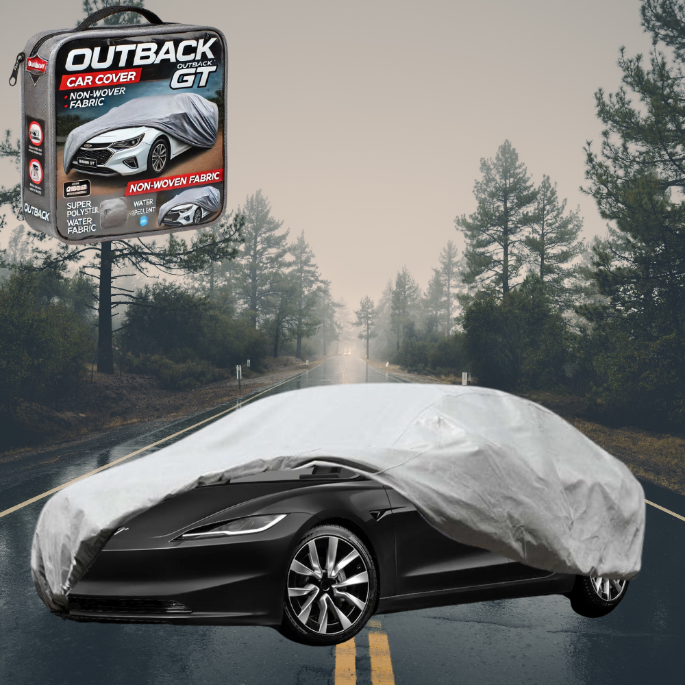 Silvershield Outdoor Car Cover for Tesla Model 3 2024 - Current (Highlander) L - Grey