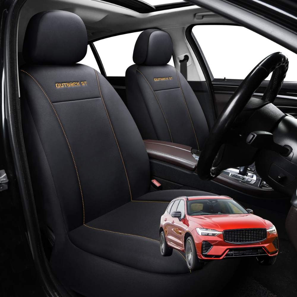 Car Front Seat Cover for Volvo XC60 2017 - Current Mk I Facelift, Mk II - Black - 27 x 26 x 10 cm