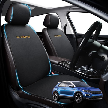 Car Front Sideless Seat Cushion for VolksWagen T-Roc 2017 - Current (A1) - Pressure Relief - 27 x 26 x 10 cm