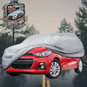 Silvershield Outdoor Car Cover for Holden Spark 2015 - Current (MP) - L - Grey