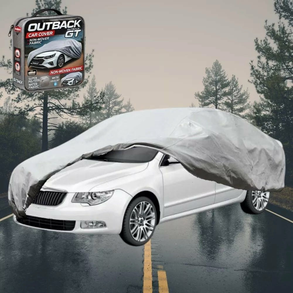 Silvershield Outdoor Car Cover for Skoda Superb 2015 - Current (B8, typ 3V) L - Grey