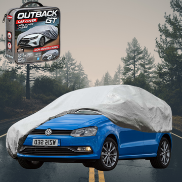 Silvershield Outdoor Car Cover for VolksWagen Polo 2009 - 2017 (MK5) - L - Grey