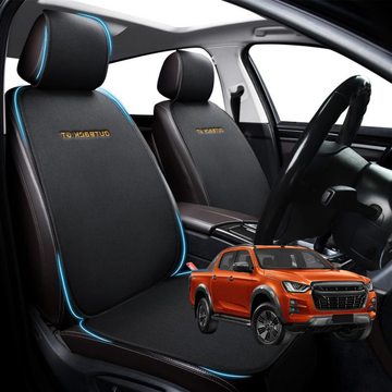 Car Front Sideless Seat Cushion for Isuzu D-Max Crew Cab 2020 - Current RG - Pressure Relief - 27 x 26 x 10 cm