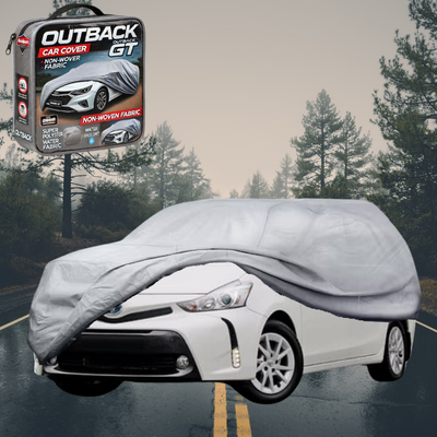 Silvershield Outdoor Car Cover for Toyota Prius V 2012 - 2021 ZW40 L - Grey