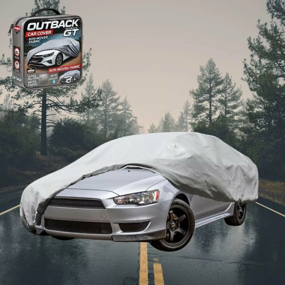 Silvershield Outdoor Car Cover for Mitsubishi Lancer 2007 - 2017 Manual (CJ) L - Grey