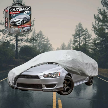 Silvershield Outdoor Car Cover for Mitsubishi Lancer 2007 - 2017 Manual (CJ) - L - Grey