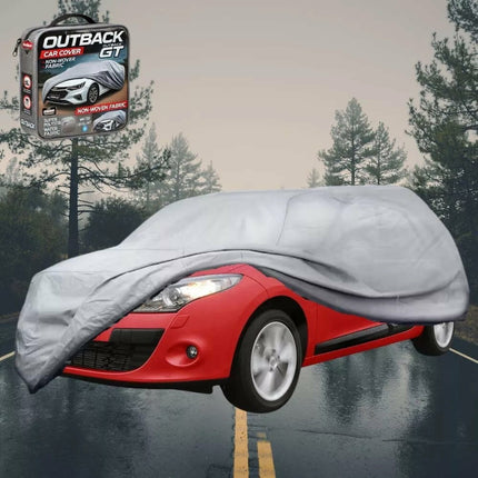 Silvershield Outdoor Car Cover for Renault Megane 2008 - 2016 Hatch L - Grey