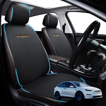 Car Front Sideless Seat Cushion for Tesla Model X 2015 - Current - Pressure Relief - 27 x 26 x 10 cm