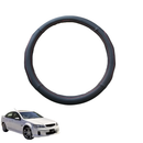 Steering Wheel Cover for Holden Commodore 2007 - 2013 (VE) - Black Microfiber Leather - Circle 38 cm-1